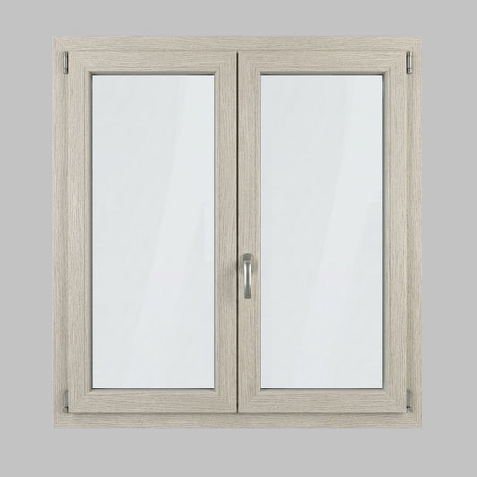 Finestra PVC + FIBRA 2 ante