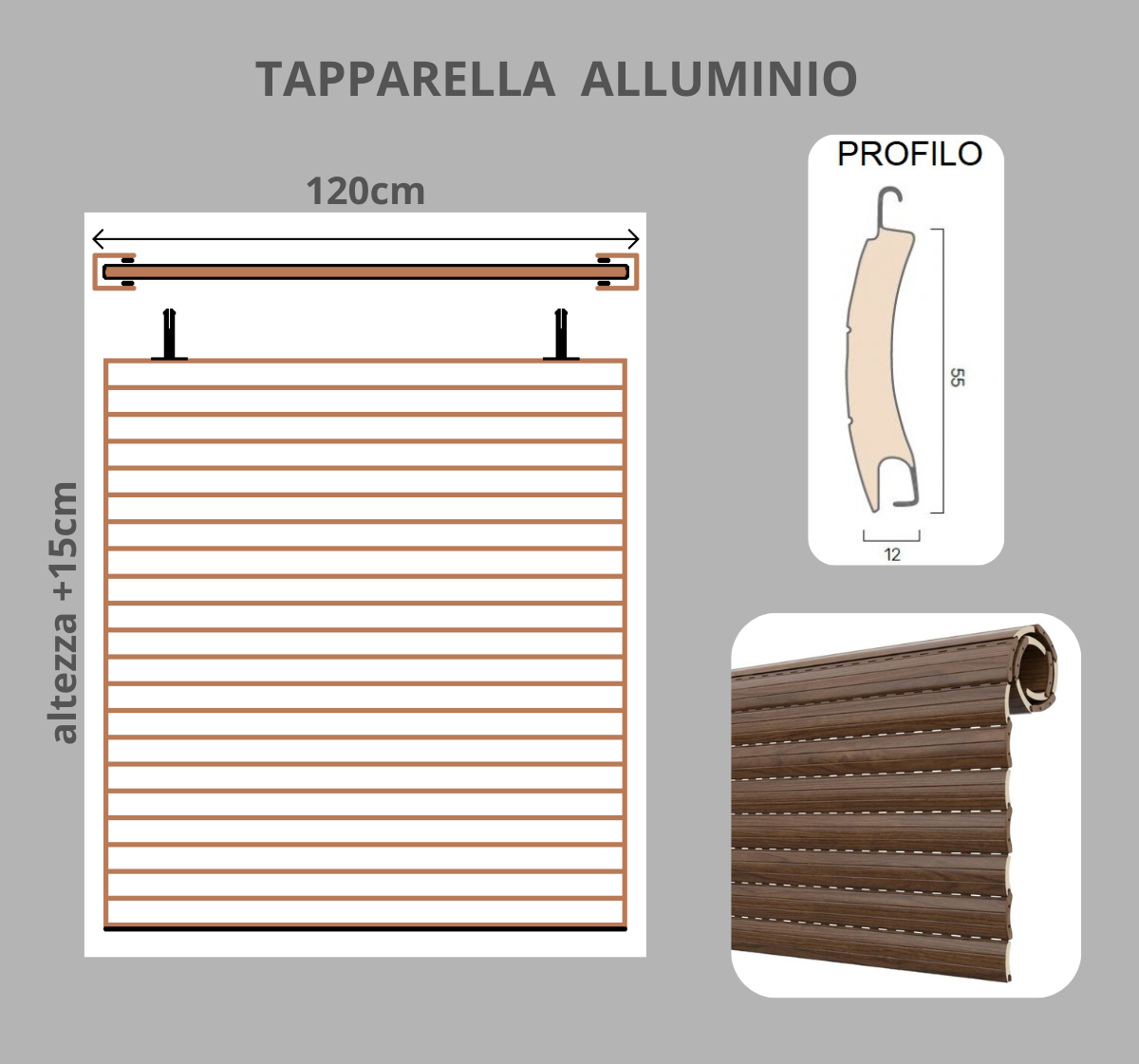 Controtelaio spalle e cassonetto a scomparsa