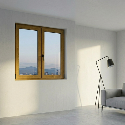 Finestra PVC + FIBRA 2 ante