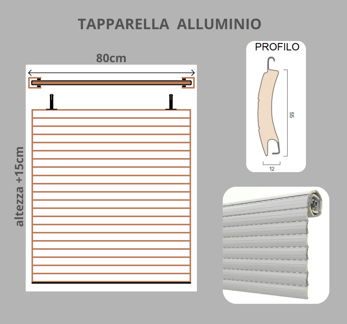 Controtelaio spalle e cassonetto a scomparsa