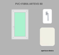 Finestra PVC + FIBRA  1 anta