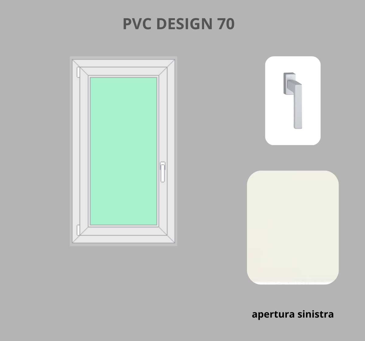 Finestra PVC 1 anta