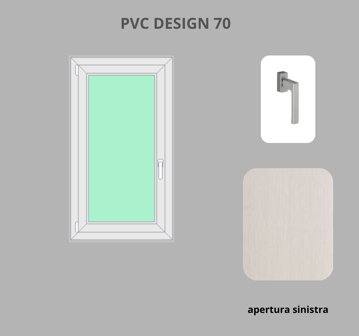 Finestra PVC 1 anta