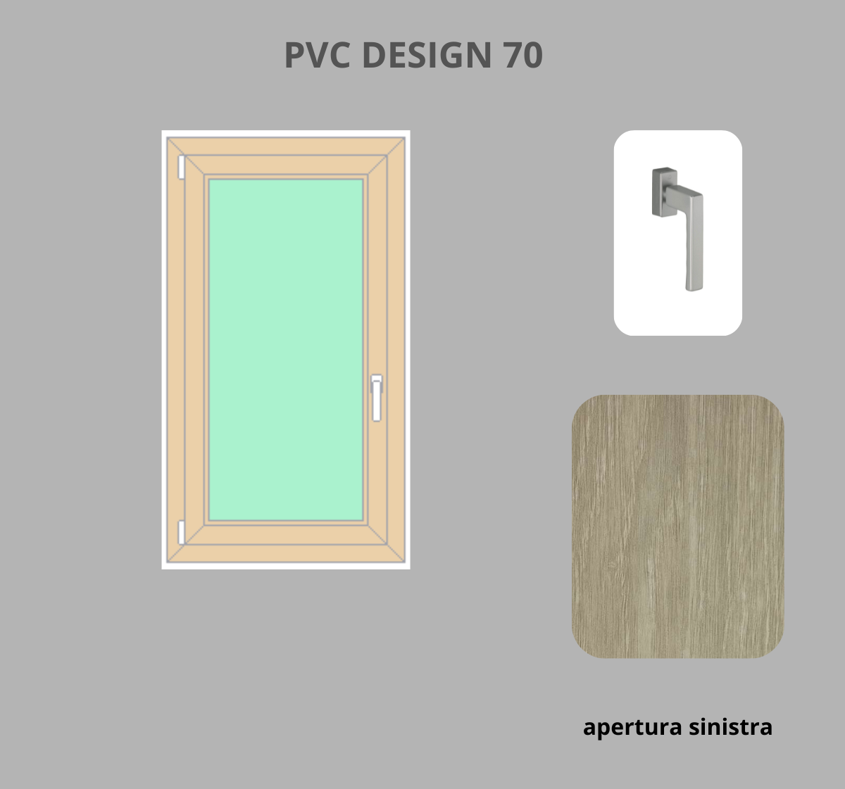 Finestra PVC 1 anta