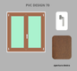 Finestra PVC 2 ante