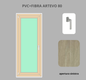 Portafinesta PVC 1 anta
