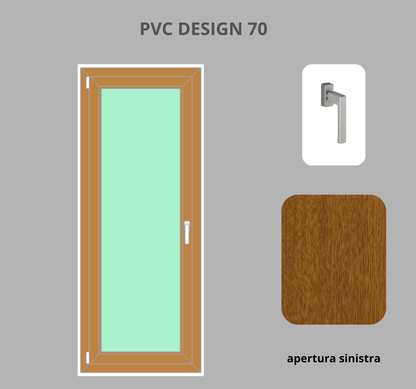 Portafinesta PVC 1 anta