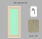 Portafinesta PVC 1 anta