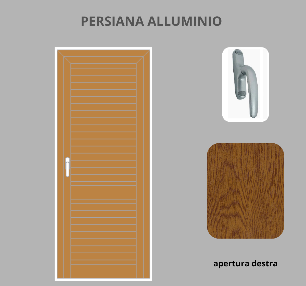Persiana per Portafinesta 1 anta