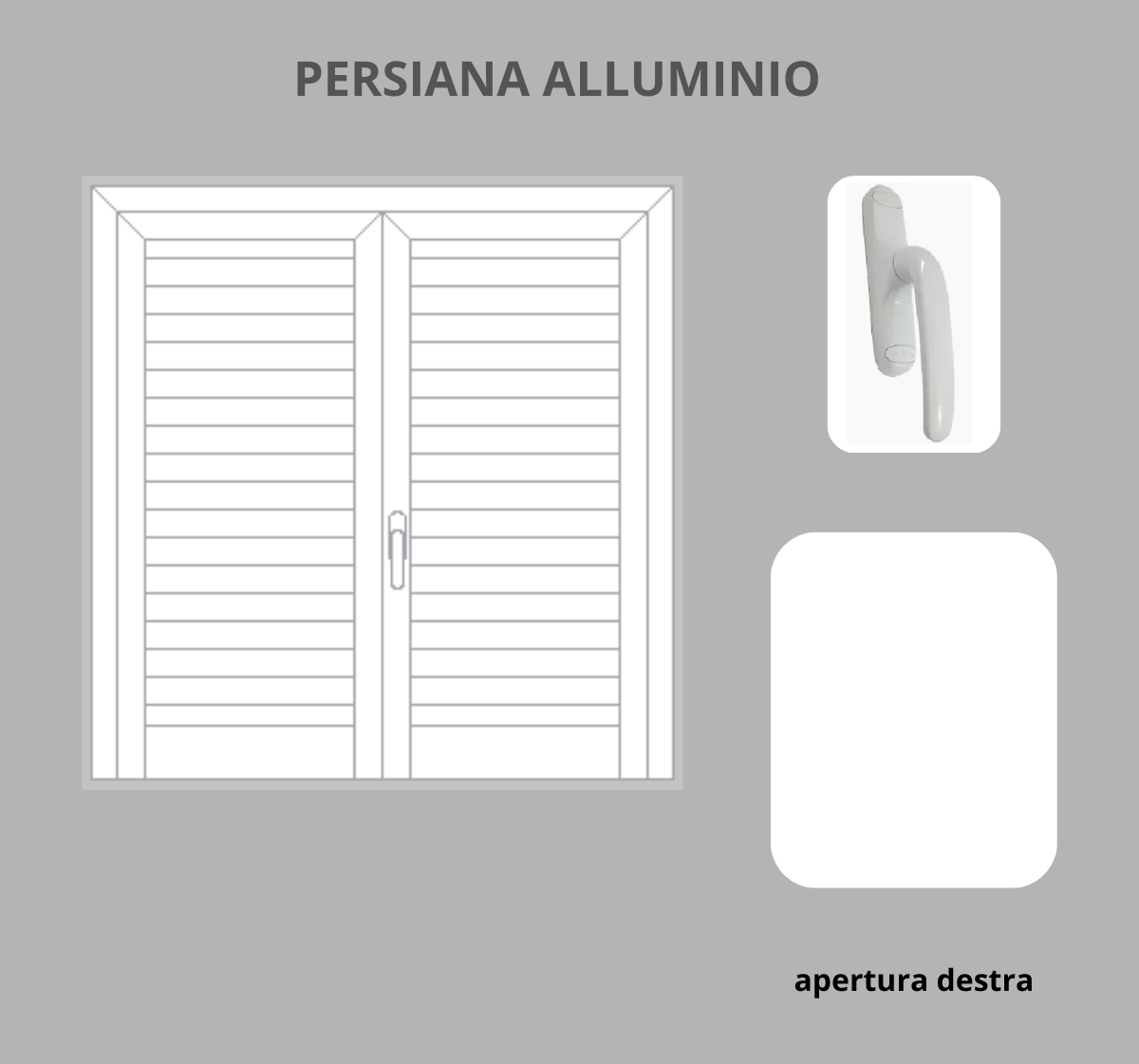 Persiana per Finestra  2 ante