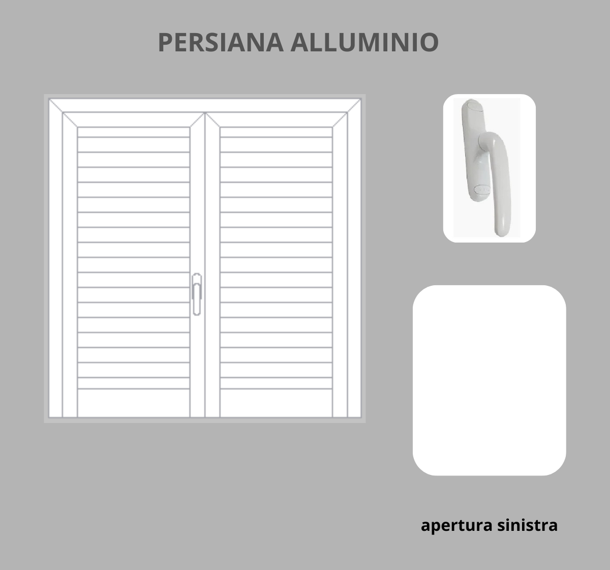 Persiana per Finestra  2 ante