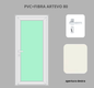 Portoncino PVC + FIBRA 1 anta