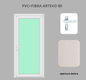Portoncino PVC + FIBRA 1 anta