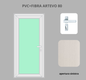 Portoncino PVC + FIBRA 1 anta