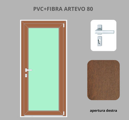 Portoncino PVC + FIBRA 1 anta