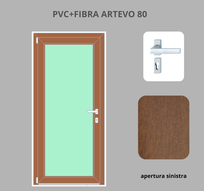 Portoncino PVC + FIBRA 1 anta