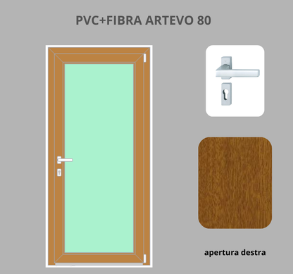Portoncino PVC + FIBRA 1 anta