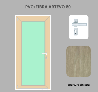 Portoncino PVC + FIBRA 1 anta