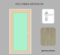 Portoncino PVC + FIBRA 1 anta