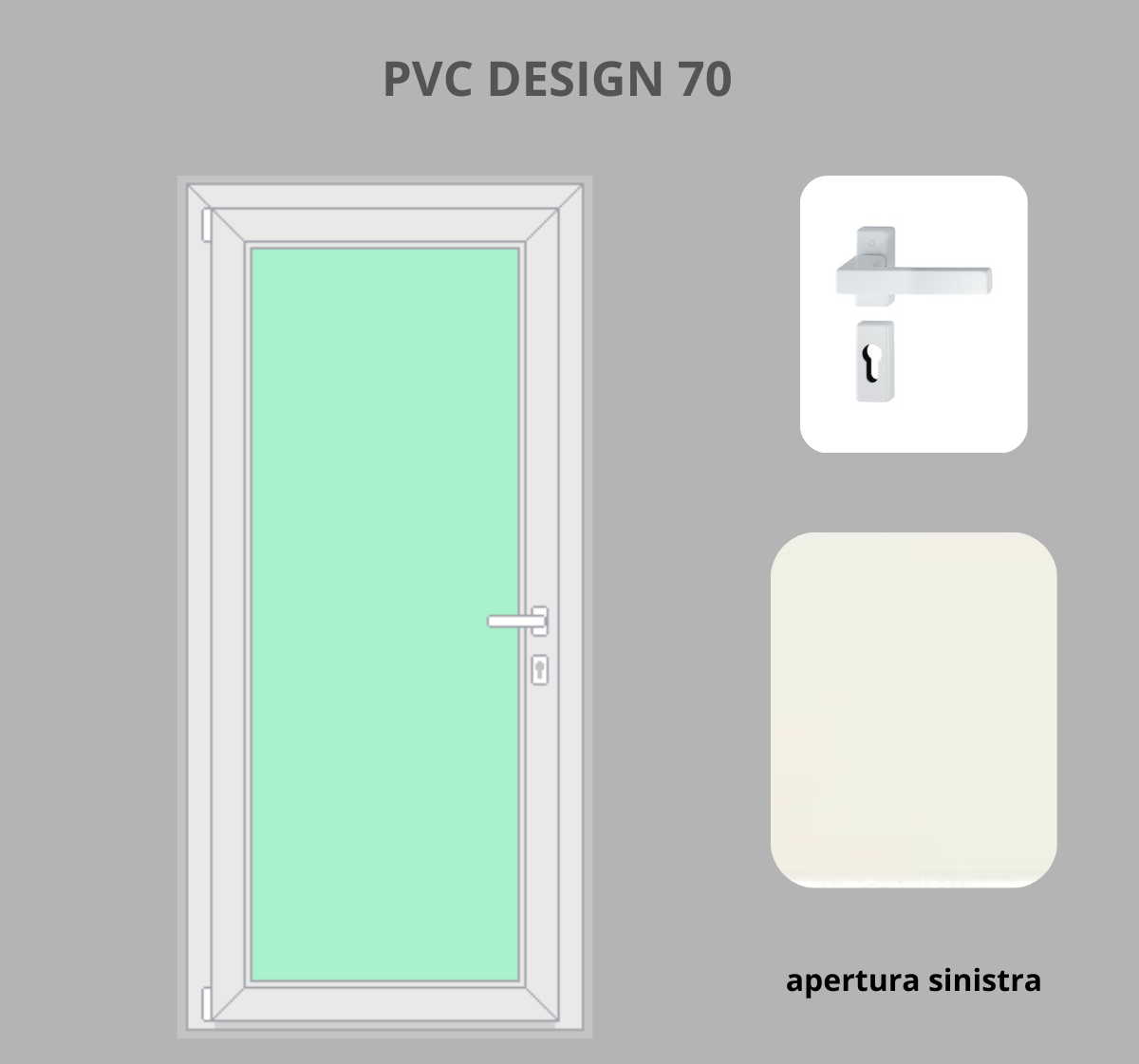 Portoncino PVC 1 anta