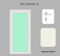 Portoncino PVC 1 anta