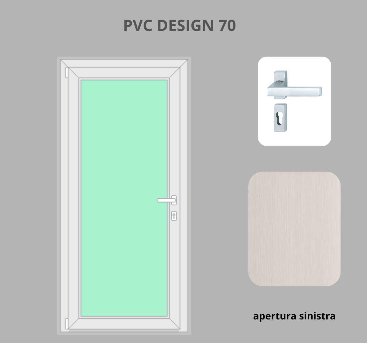 Portoncino PVC 1 anta