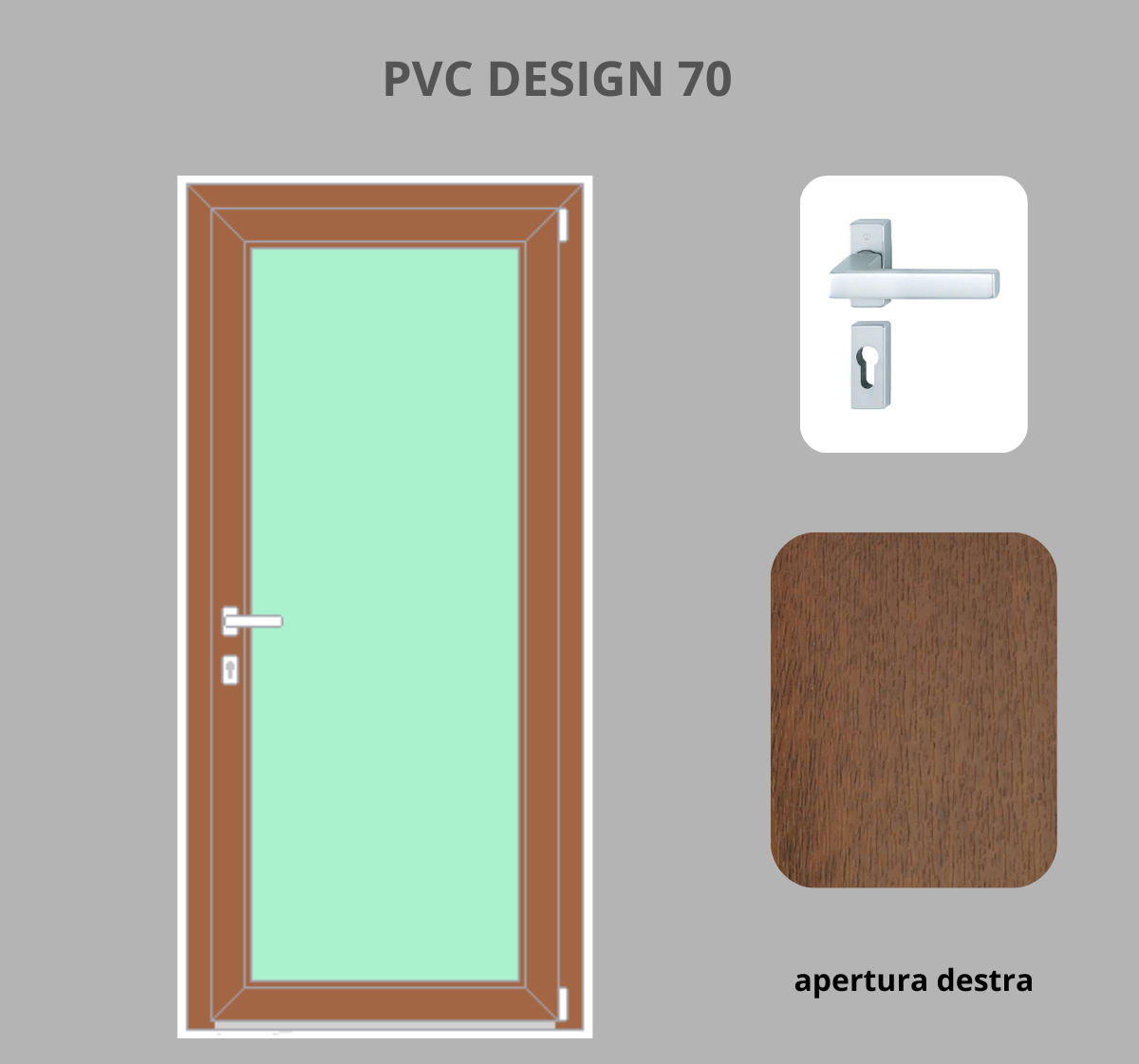 Portoncino PVC 1 anta