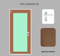 Portoncino PVC 1 anta