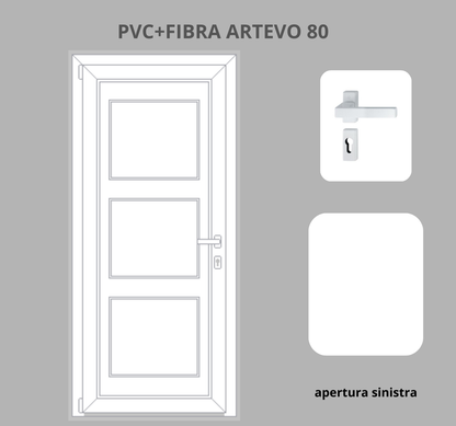Portoncino PVC + FIBRA 1 anta