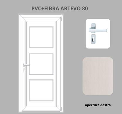 Portoncino PVC + FIBRA 1 anta