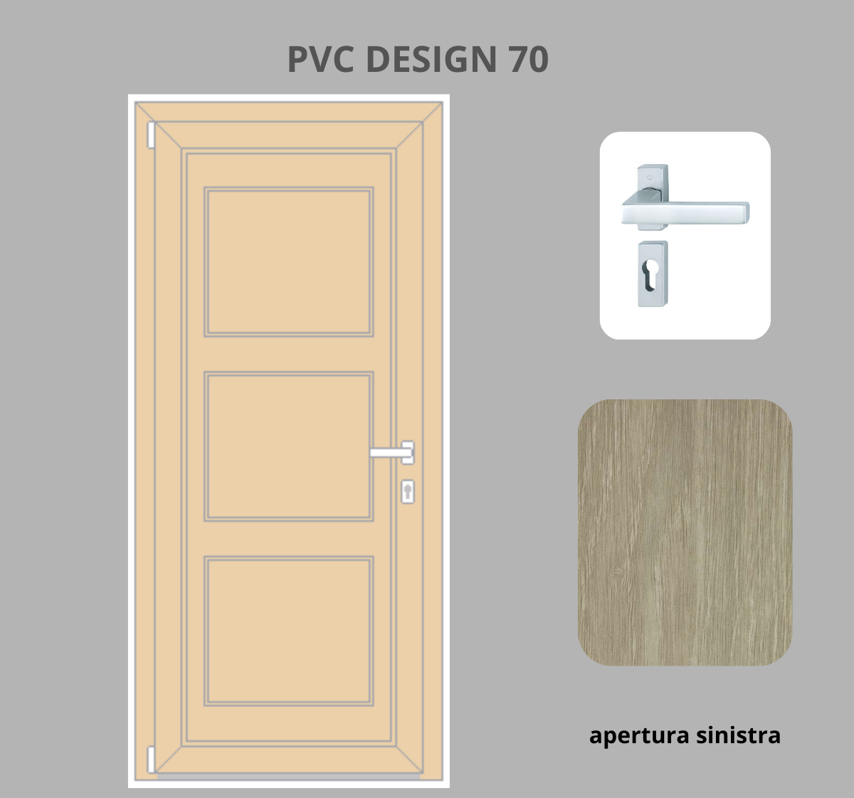 Portoncino PVC 1 anta