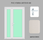 Portoncino PVC + FIBRA 2 ante