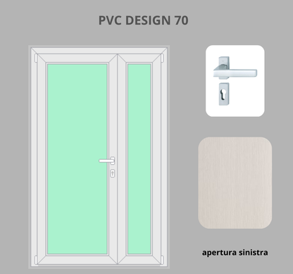 Portoncino PVC 2 ante