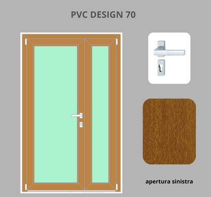 Portoncino PVC 2 ante
