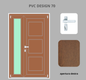 Portoncino PVC 2 ante