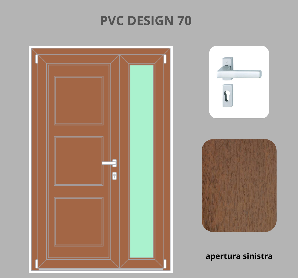 Portoncino PVC 2 ante