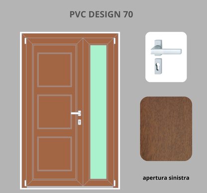 Portoncino PVC 2 ante
