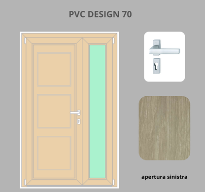 Portoncino PVC 2 ante