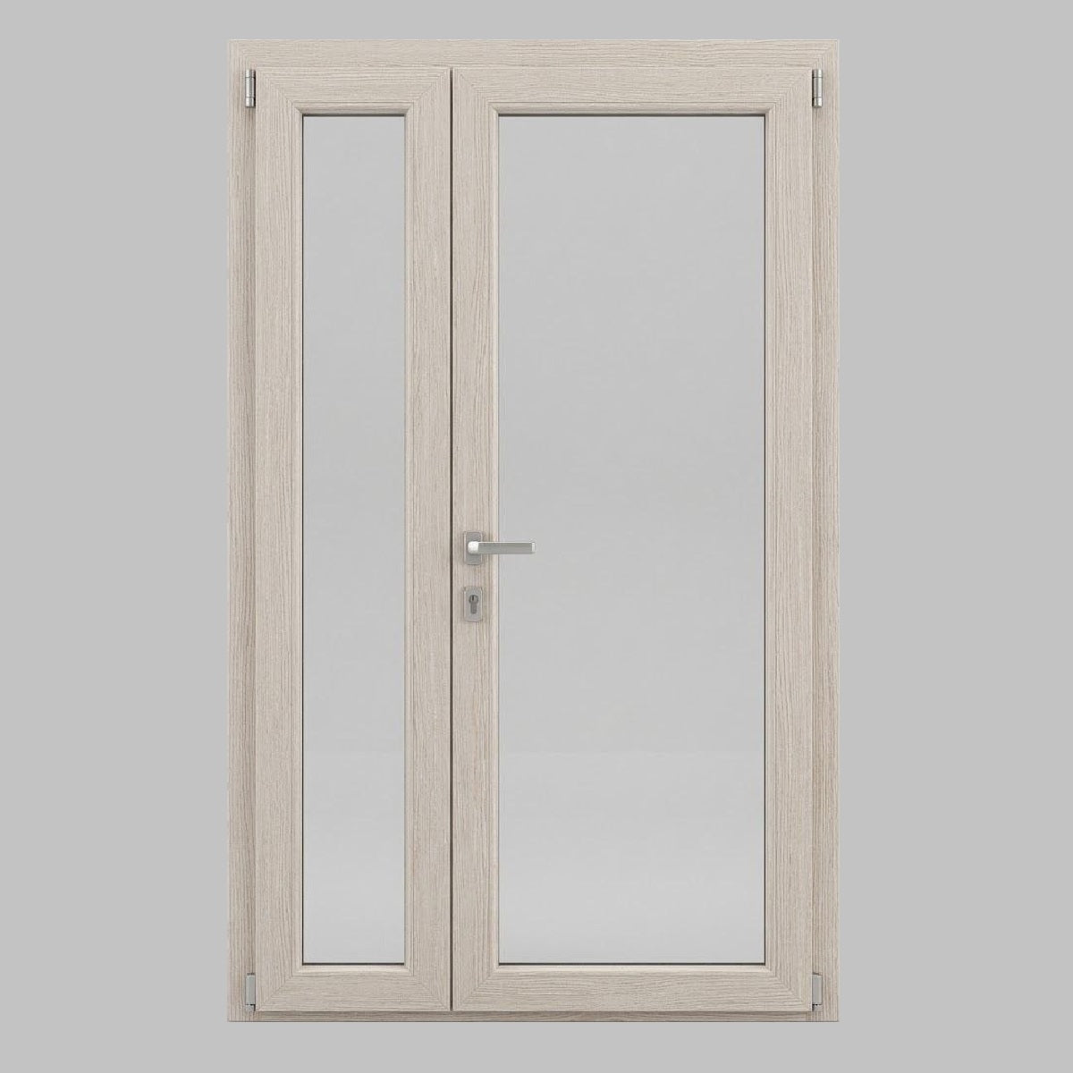 Portoncino PVC + FIBRA 2 ante
