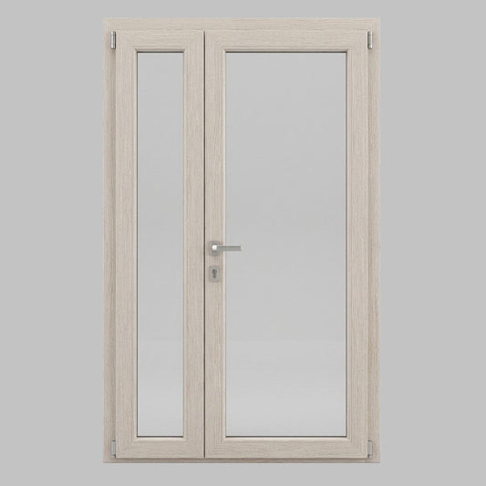 Portoncino PVC + FIBRA 2 ante