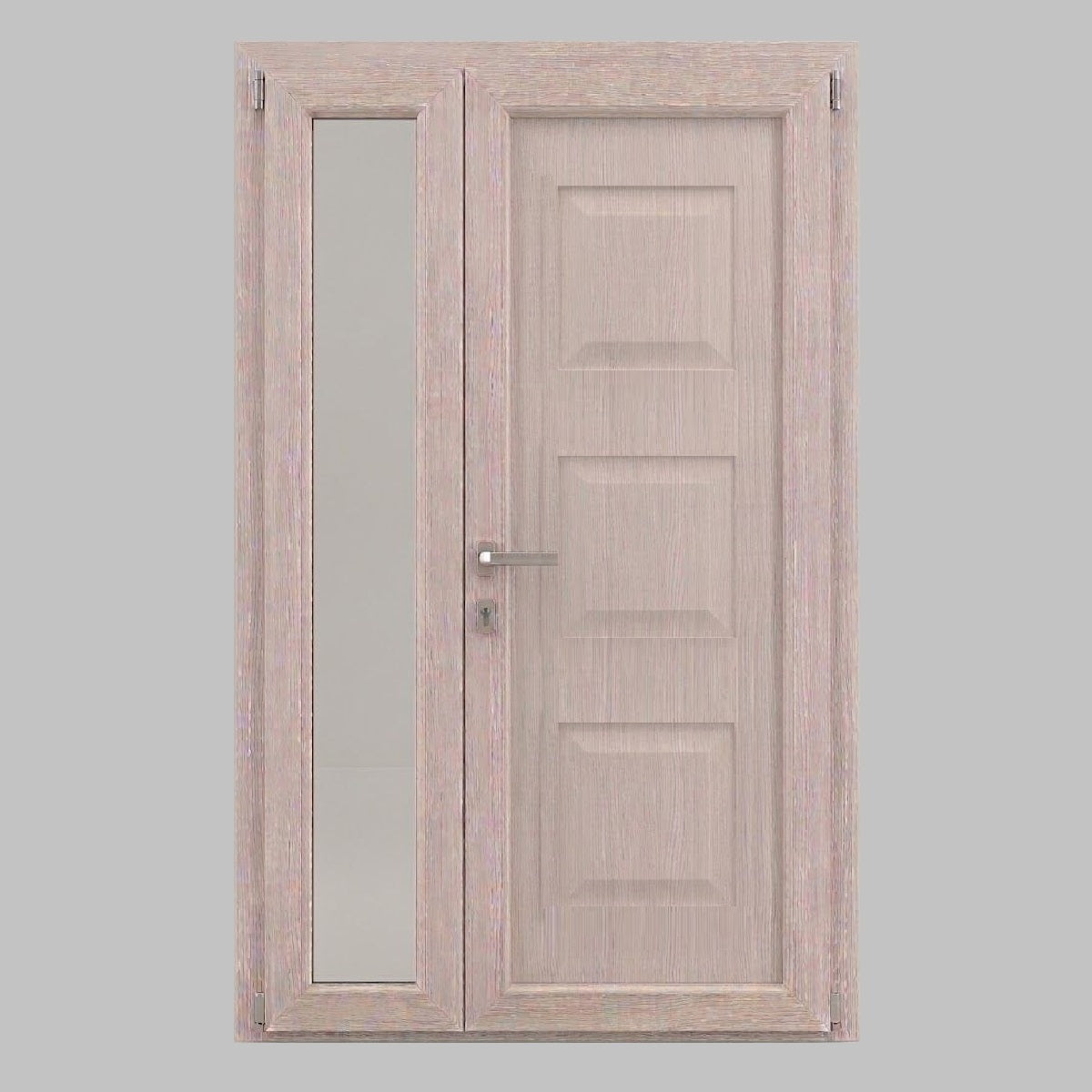 Portoncino PVC + FIBRA 2 ante